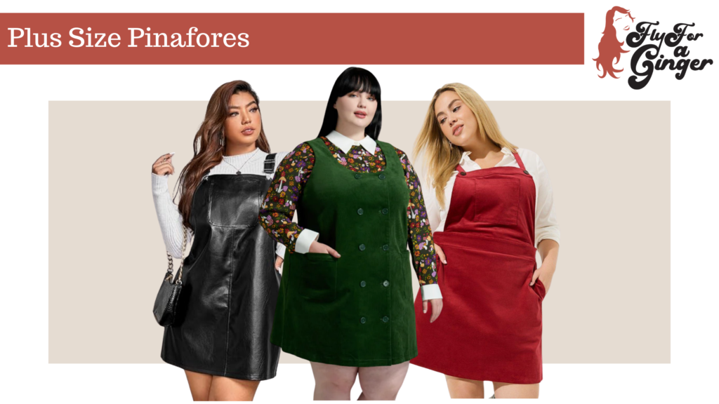 Plus Size Pinafores // Where to Find Apron Dresses in Plus Size