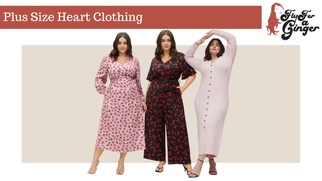 Plus Size Heart Clothing // Plus Size Valentine’s Day Clothing