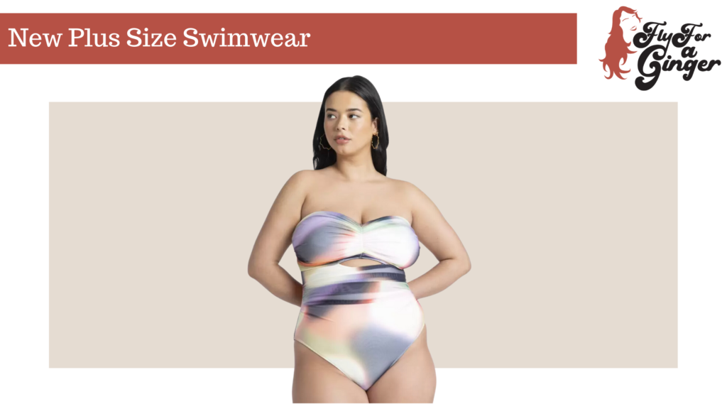 plus size strapless swim suit | 92116