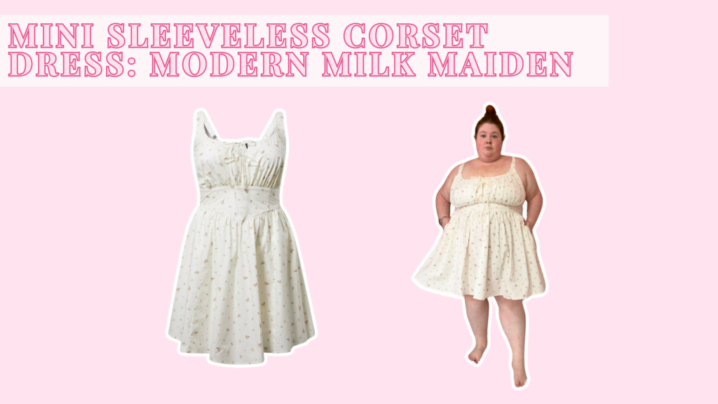 plus size milk maid dress